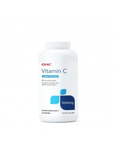 Gnc Vitamina C 1000 Mg, Cu Bioflavonoide Si Pulbere De Macese, 360 Cps