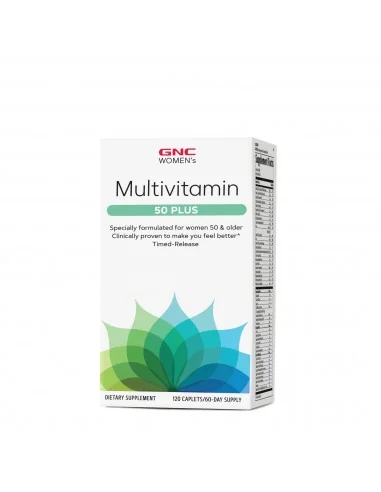 Gnc Women's 50 Plus, Multivitamine Si Minerale Pentru Femei, 120 Cps