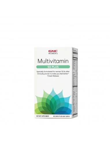 Gnc Women's 50 Plus, Multivitamine Si Minerale Pentru Femei, 60 Cps