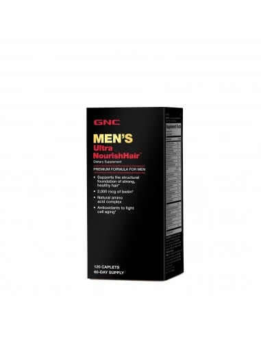 Gnc  Men's Ultra Nourishhair, Complex De Multivitamine Pentru Sanatatea Parului, 120 Tb