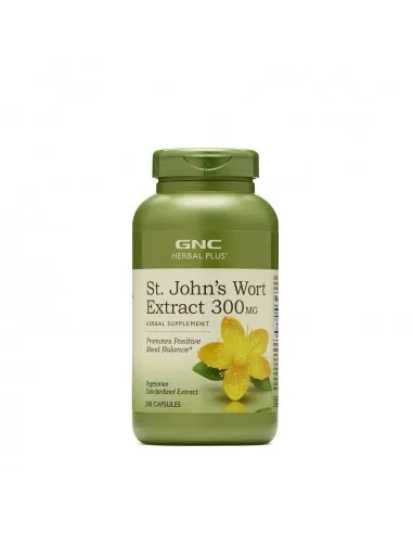 Gnc Herbal Plus St. John’s Wort, Extract Standardizat  De Sunatoare 300 Mg, 200 Cps