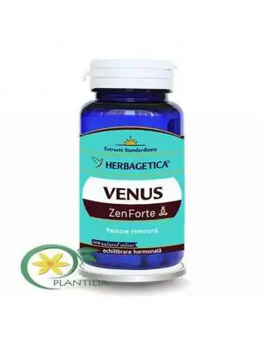 Venus Zen Forte 60 cps Herbagetica, REMEDII NATURISTE