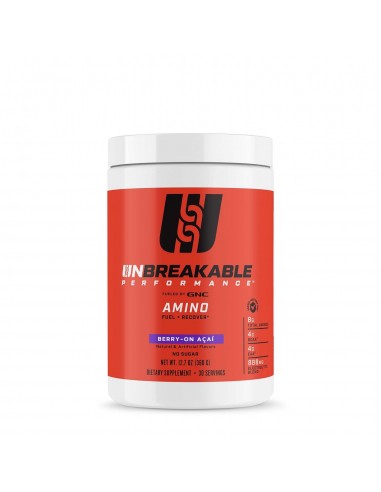 Gnc Unbreakable Performance Amino Cu Aroma De Acai Si Fructe De Padure, 360 G