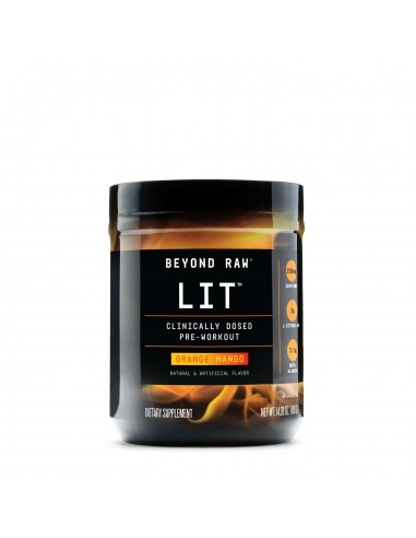 Gnc Beyond Raw Lit  Pre Workout Cu Aroma De Portocale Si Mango, 406,5 G