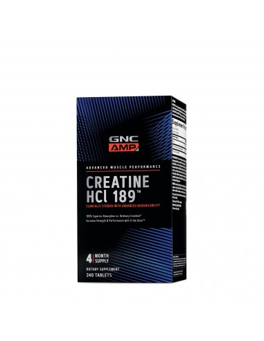 Gnc Amp Creatina Hcl 189, 240 Tb