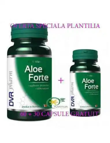 Aloe Ferox Forte 60 + 30 capsule DVR Pharm, Slabire