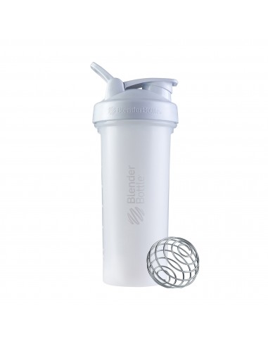 Gnc Blender Bottle Shaker Clasic White, 800ml