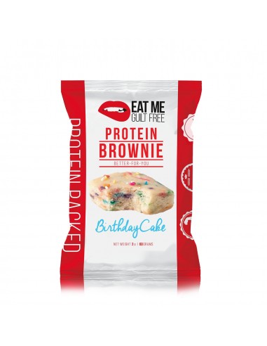 Eat Me Guilt Free Brownie Prajitura Proteica Cu Aroma De Tort Aniversar, 55 G