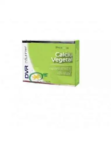 Calciu Vegetal 20 capsule DVR Pharm, VITAMINE SI MINERALE