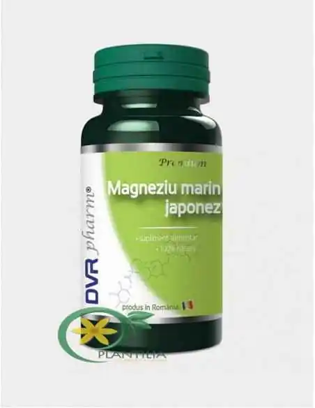 Magneziu Marin Japonez 60 capsule DVR Pharm, VITAMINE SI MINERALE