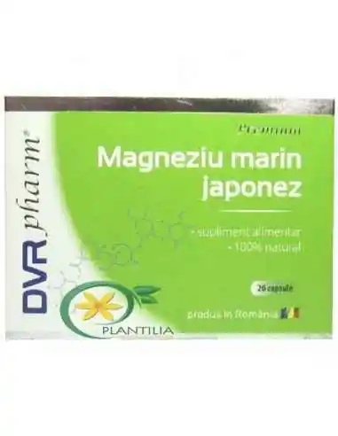 Magneziu Marin Japonez 20 capsule DVR Pharm, VITAMINE SI MINERALE