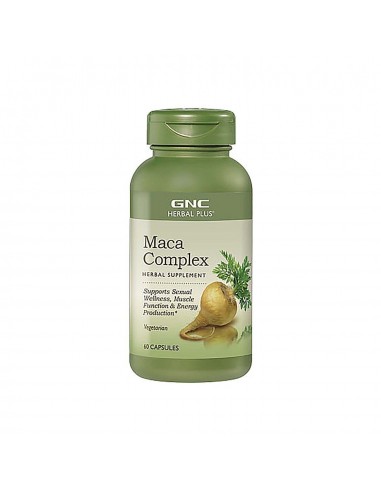 Gnc Herbal Plus Maca Complex, 60 Cps