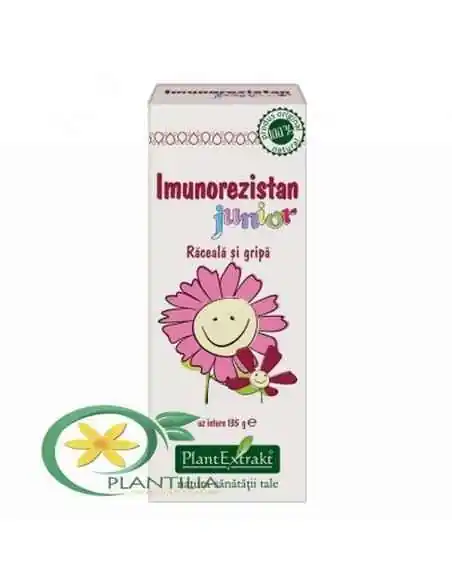 Imunorezistan Junior 135 ml PlantExtrakt, REMEDII NATURISTE