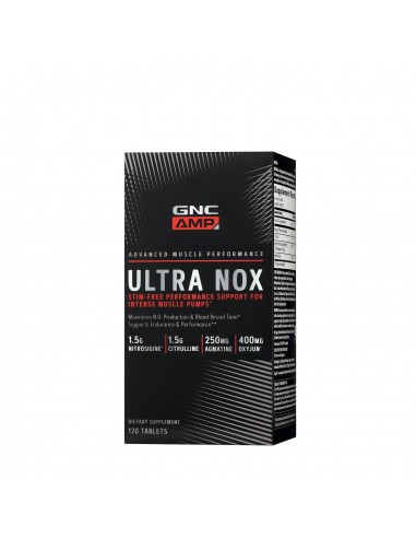 Gnc Amp Ultra Nox, Formula Pentru Pompare Musculara Si Oxid Nitric, 120 Tb