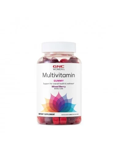 Gnc Women’s Multivitamin Gummy, Jeleuri Cu Multivitamine Pentru Femei Cu Aroma De Fructe De Padure, 120 Jeleuri