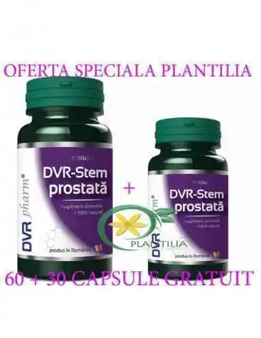 DVR-Stem Prostata 60 + 30 capsule GRATUIT DVR Pharm, Stres