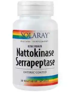 Nattokinase Serrapeptase 30 capsule Solaray, REMEDII NATURISTE