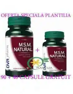 MSM Natural 90 + 40 capsule GRATUIT DVR Pharm, REMEDII NATURISTE