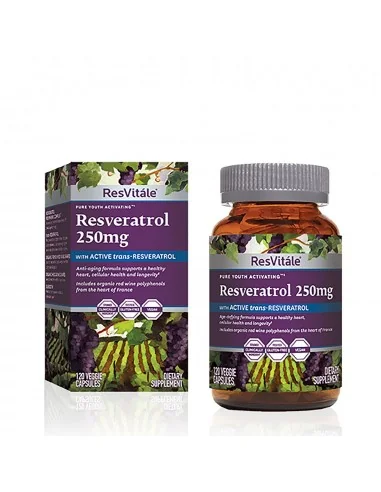 Resvitale Resveratrol 250 Mg, 120 Cps