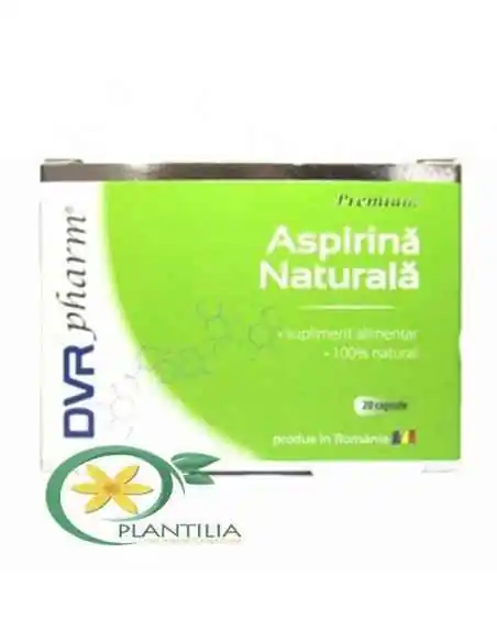 Aspirina Naturala 20 capsule DVR Pharm, REMEDII NATURISTE