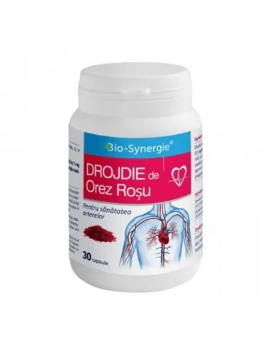 Drojdie de Orez Rosu 30 cps Bio Synergie