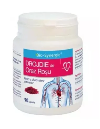 Drojdie de Orez Rosu 90 cps Bio Synergie