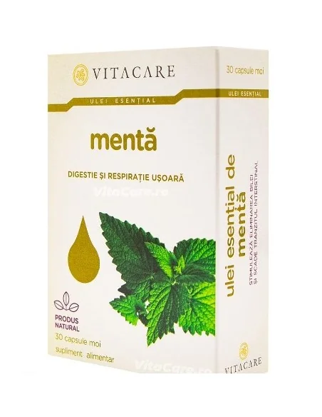 Ulei Esential De Menta 30 cps Vitacare - Plantilia