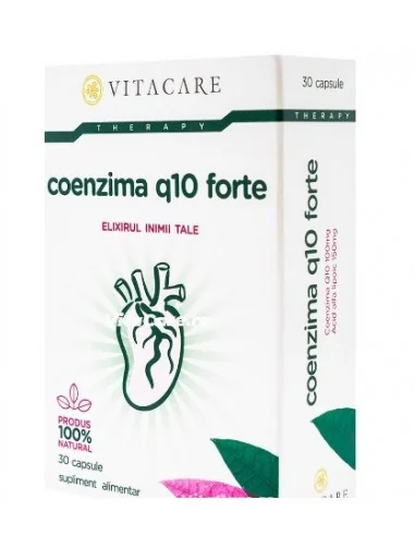 Coenzima Q10 forte 30 cps Vitacare