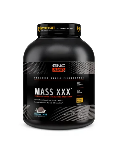 Gnc Amp Mass Xxx, Gainer Proteic, Cu Aroma De Biscuiti Si Frisca, 2769 G