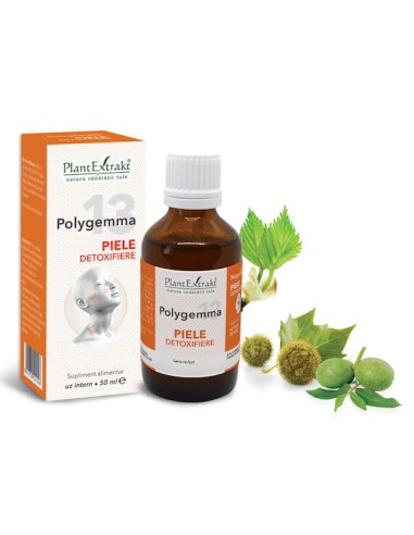 Polygemma 13 Piele Detoxifiere 50ml PlantExtrakt