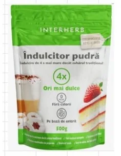 Indulcitor pudra 500 g INTERHERB