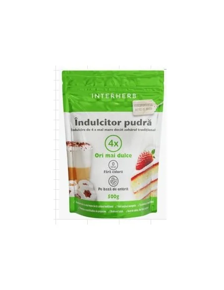 Indulcitor pudra 500 g INTERHERB