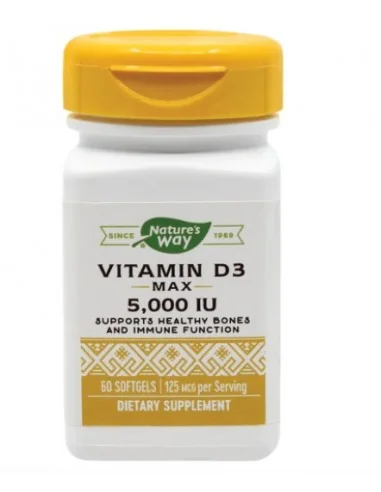 VITAMIN D3 5000UI 60CPS - Secom