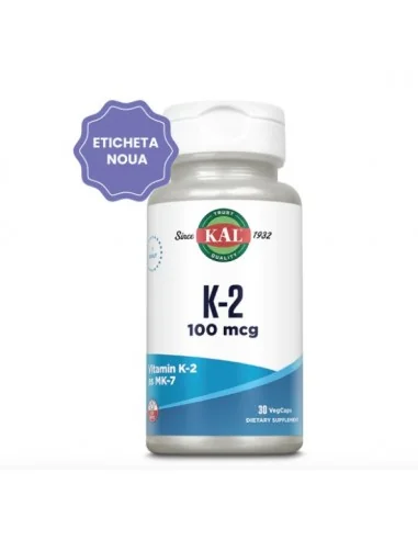 Vitamina K-2 100MCG 30CPR - Secom