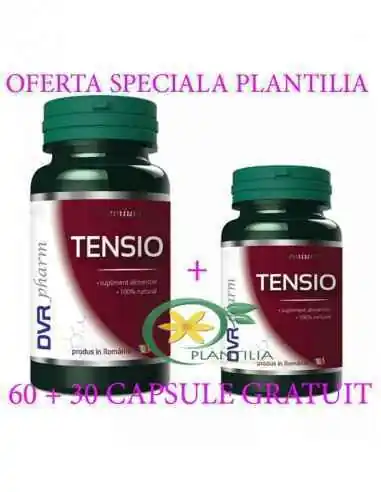 Tensio 60 + 30 cps GRATUIT DVR Pharm, REMEDII NATURISTE