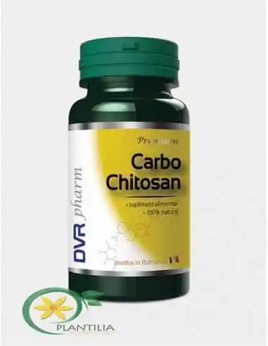 Carbo Chitosan 60 cps DVR Pharm, REMEDII NATURISTE