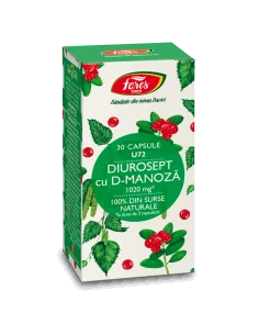 Diurosept cu D-manoza U72 30 capsule gastrorezistente Fares 2
