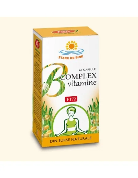 B Complex Vitamine Naturale F172 60 cps Fares