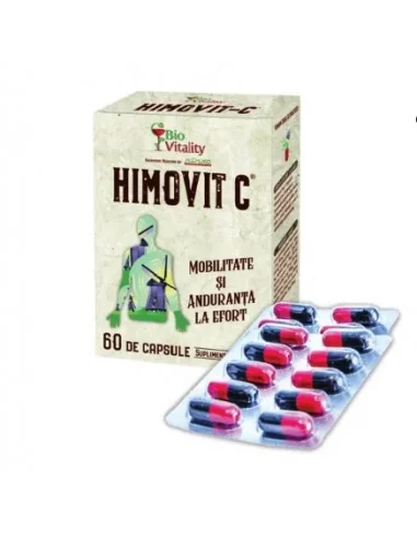 HIMOVIT C - 60 capsule BioVitality, REMEDII NATURISTE