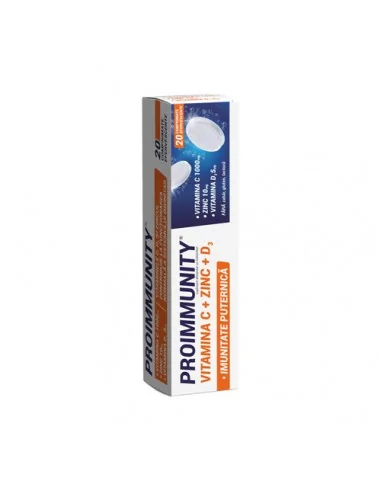 PROIMMUNITY VITAMINA C + ZINC + D3 20...
