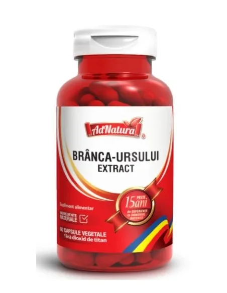 Branca ursului extract 60 cps AdNatura