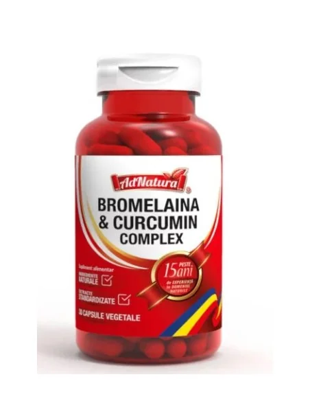 Bromelaina & curcumin complex 30 cps AdNatura