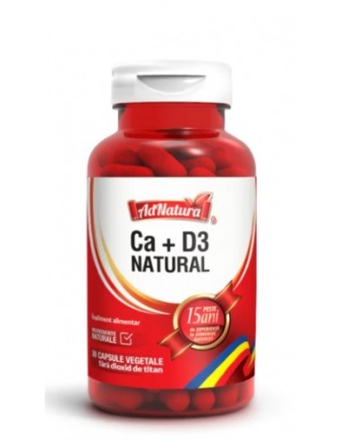 Ca+D3 natural 30 cps AdNatura