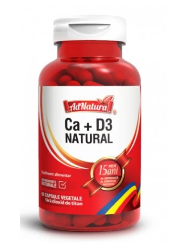 Ca+D3 Natural 60cps AdNatura