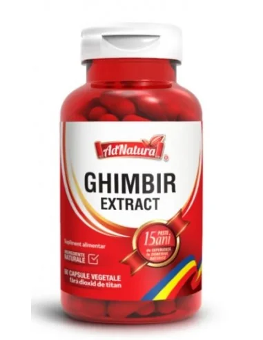 Ghimbir extract 60 cps AdNatura