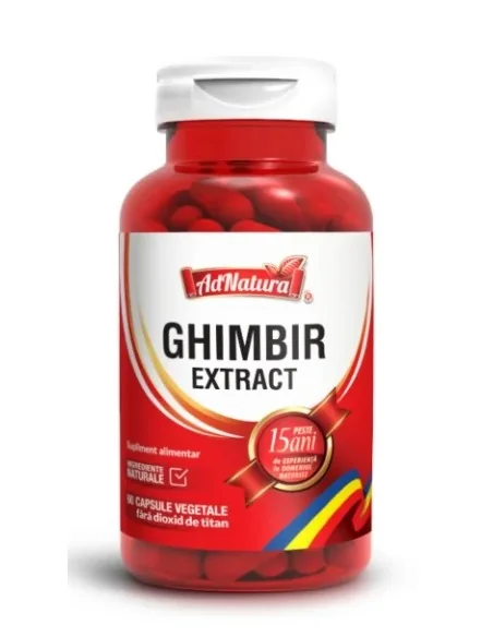 Ghimbir extract 60 cps AdNatura