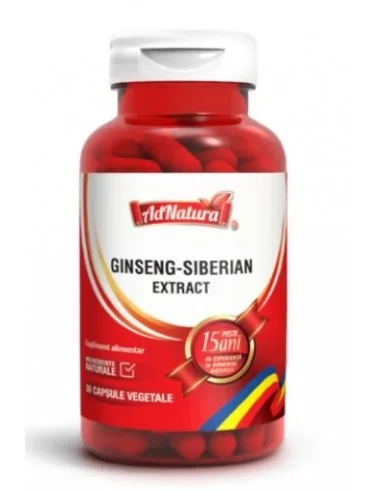 Ginseng Siberian extract 30 cps AdNatura - Plantilia