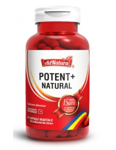 Potent +Natural 60cps AdNatura