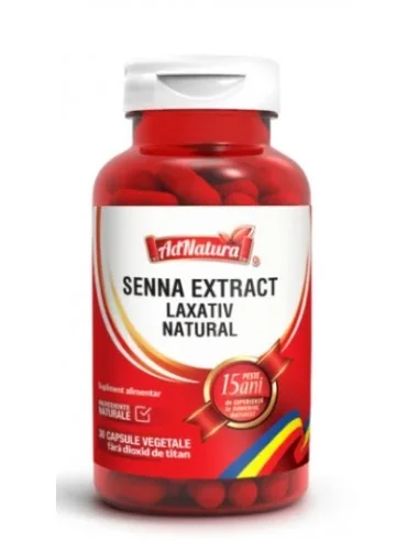 Senna extract laxativ natural 30cps AdNatura