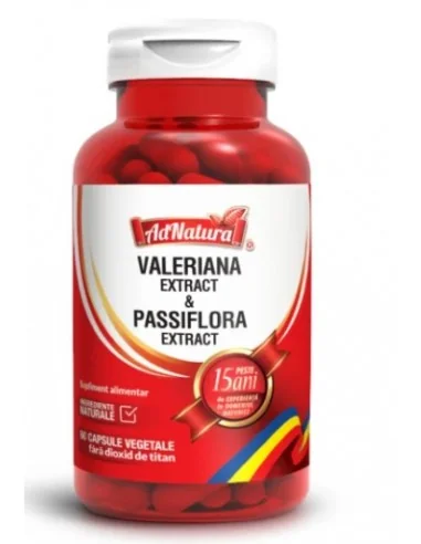 Valeriana extract & Passiflora extract 60cps AdNatura